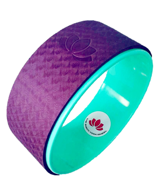 Purple Yoga Wheel Imprint