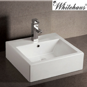 Whitehaus Whkn1059 Ceramic Rectangular Above Mount Bathroom Sink Basin