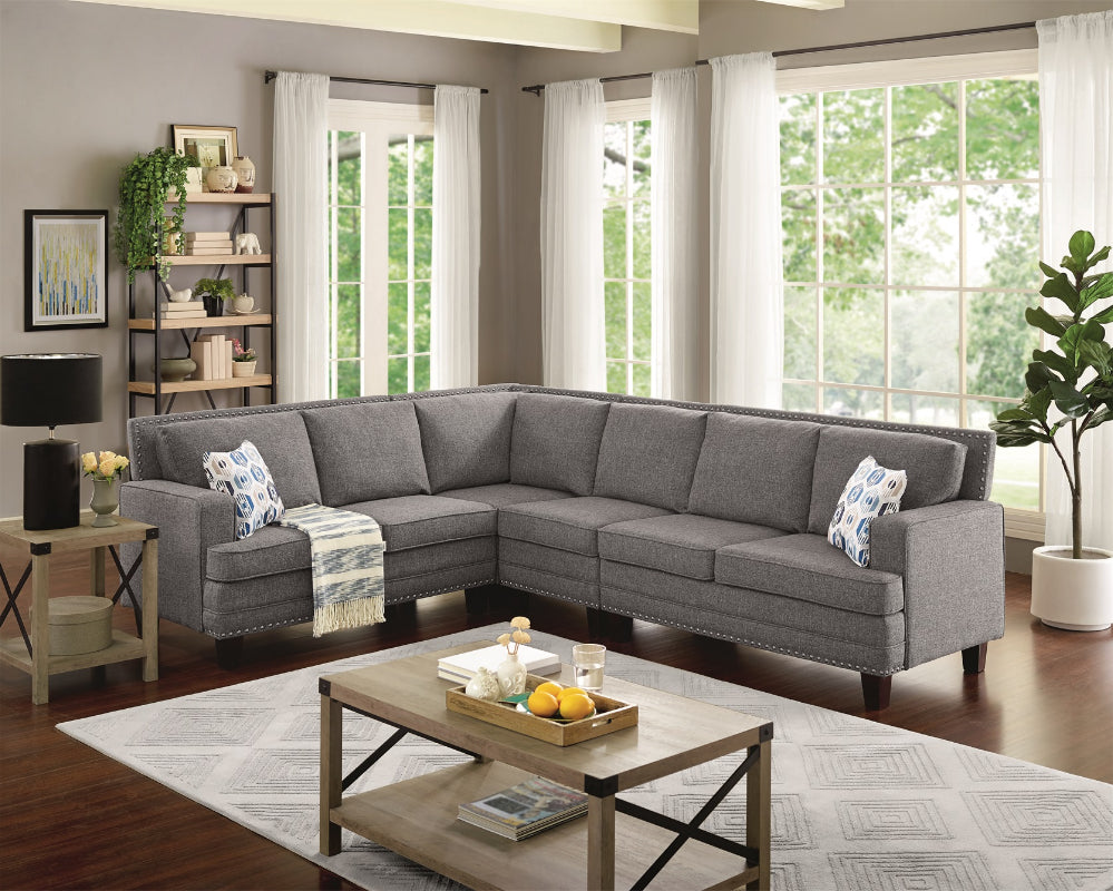 D6123b Sectional Sofa By Oah Furniture Doria Furniture