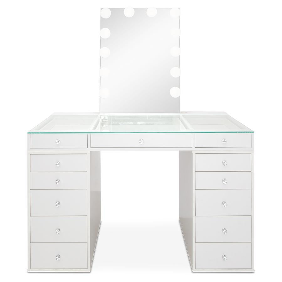 Slaystation Plus 20 Tabletop Glow Xl Vanity Mirror Drawer