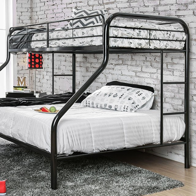 queen twin bunk bed