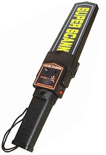 Hand Held Metal Detector - Super Scanner Rechargeable - HHMD for Security Frisking - Hire-it Technologies 