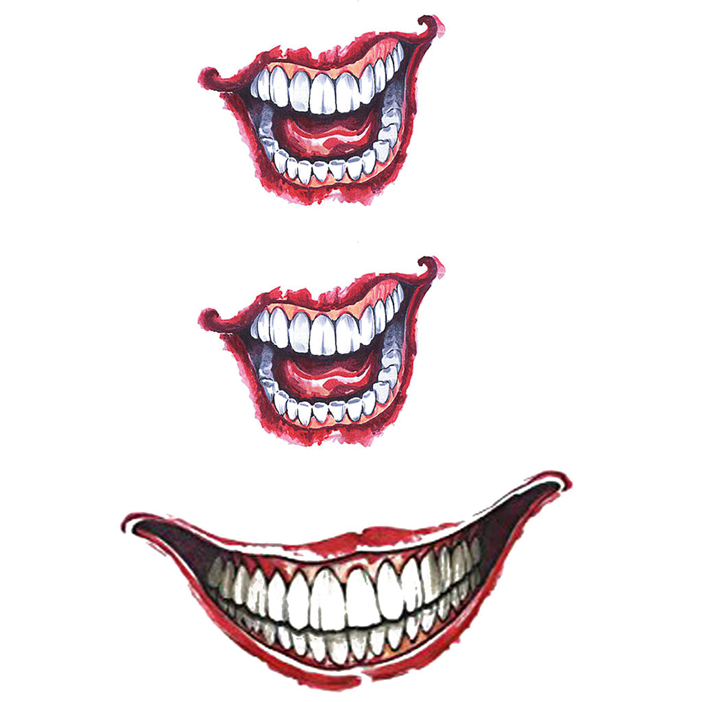 Joker Smile White Touch Artwear Tattoo