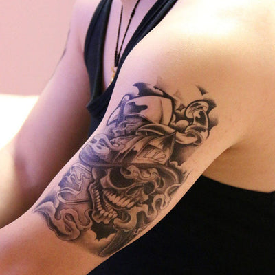 Sugar skull firefighter tattoo by Gilbert  Fire fighter tattoos Forarm  tattoos Tattoo sleeve men