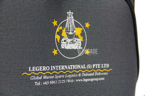 Luggage Outlet Singapore - Customised logo print on softside luggage