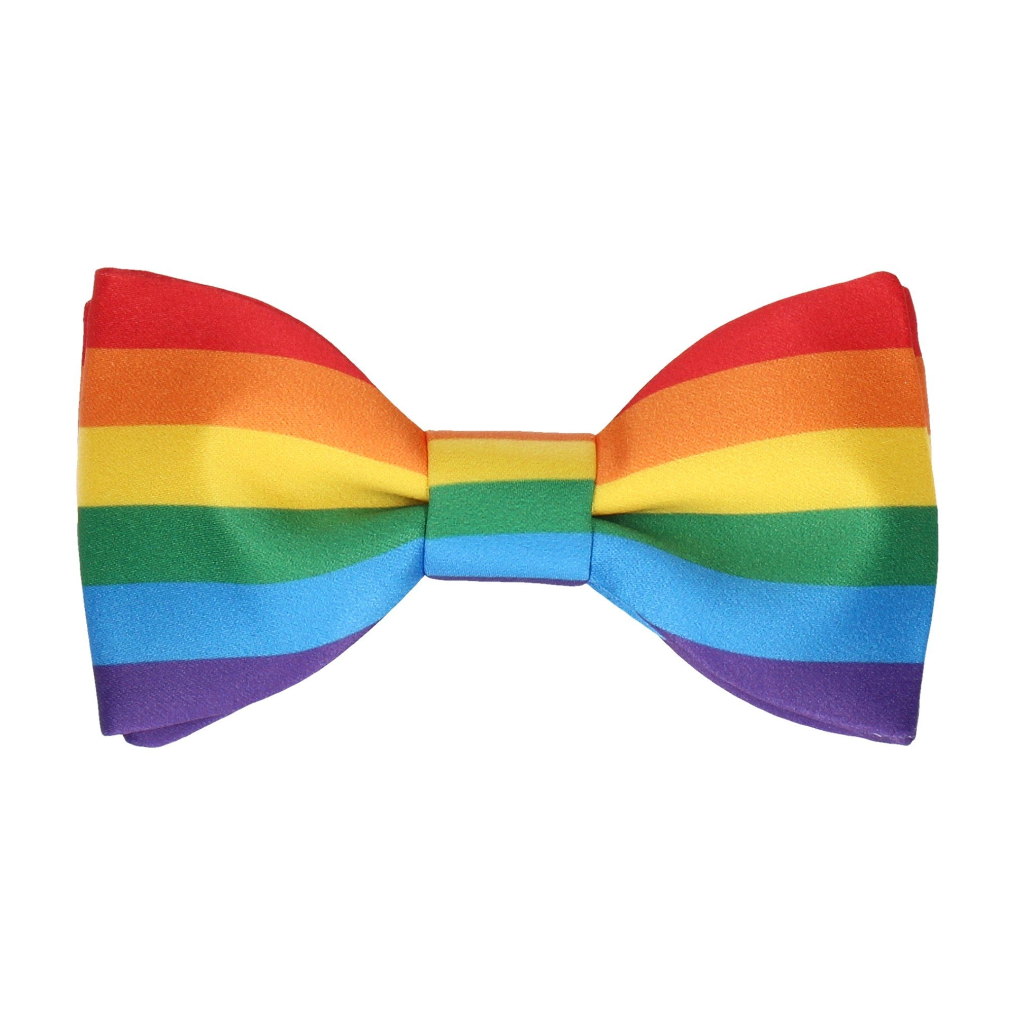 rainbow gay pride vest and bowtie