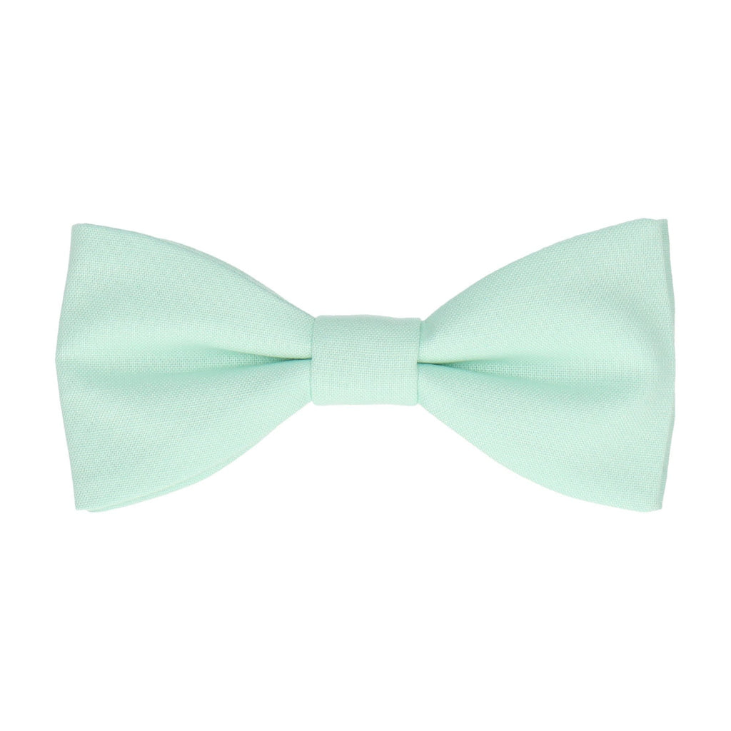 Cotton Seafoam Green Bow Tie | Mrs Bow Tie