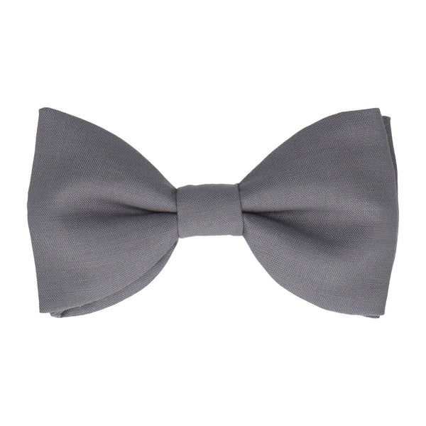 Cotton in Steel Grey | A Bow Tie That Adds A Touch of Class | Mrs Bow Tie