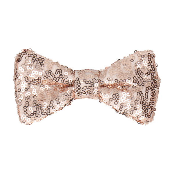Rose Gold Sequin Bow Tie | Mrs Bow Tie