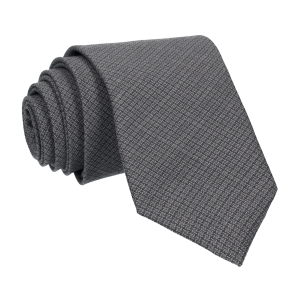 Smart Grey Tie for Men | Great Business Necktie | Mrs Bow Tie