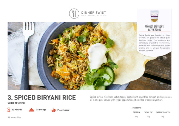 royal rice, royal rice recipe, Satvik foods, dinner twist, spiced biryani, tempeh, rice recipe 