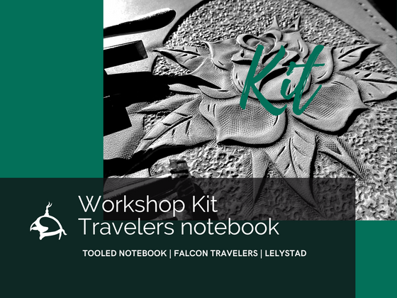 Raffinaderij Nucleair Blind Workshop: Travelers Notebook, Tooling and/or Sewing, Professional styl -  Falcon Travelers