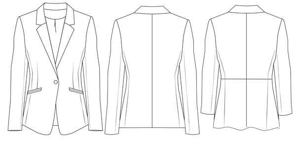 jacket PDF sewing pattern