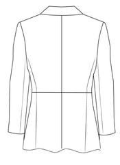 Blixen blazer jacket PDF sewing pattern for women