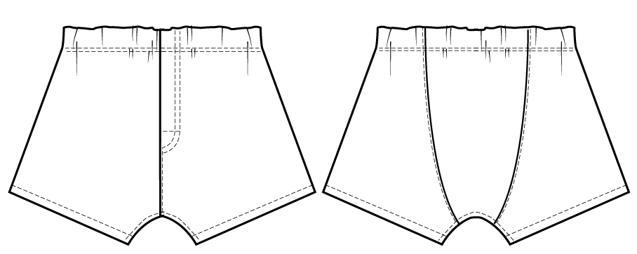 Boxer shorts Sewing Pattern Wardrobe By Me PDF sewing pattern