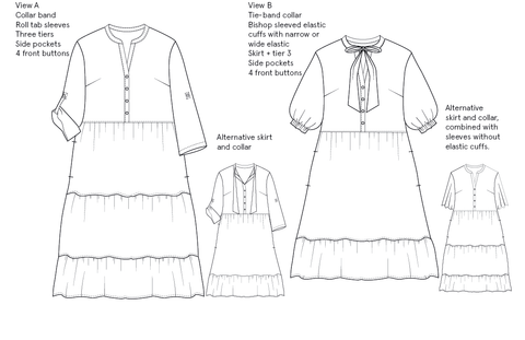 Freedom dress sewing pattern