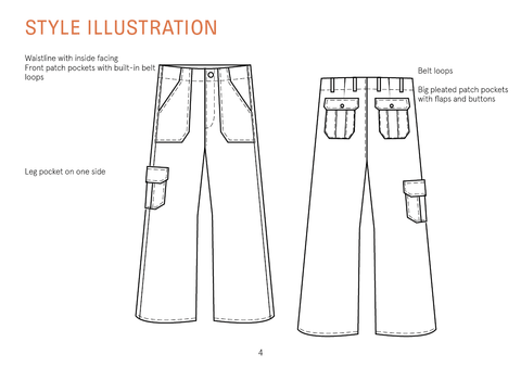 Trousers Pants Pattern for Women, Sewing Pattern PDF / Sewing Tutorial /  Sizes L, XL -  Canada