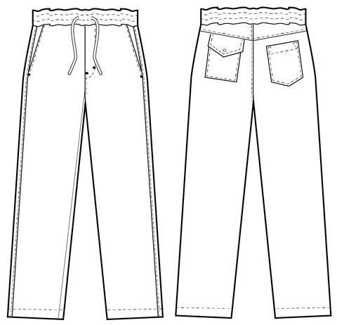 SUmmer pants sewing pattern