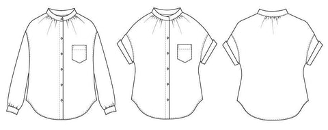 Sille Shirt sewing pattern