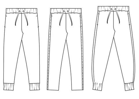 Kids Sweat pants PDF sewing pattern