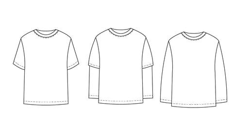 Kid's T-shirt PDF sewing pattern