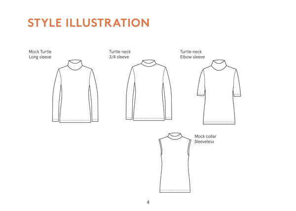 How to Draft a Turtleneck Using Any T-Shirt Pattern, Blog