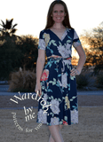 wanda wrap dress PDF sewing pattern
