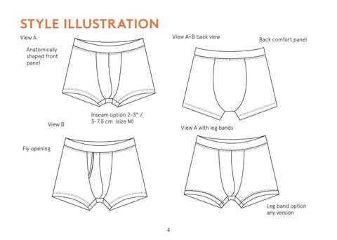 boxer brief sewing pattern