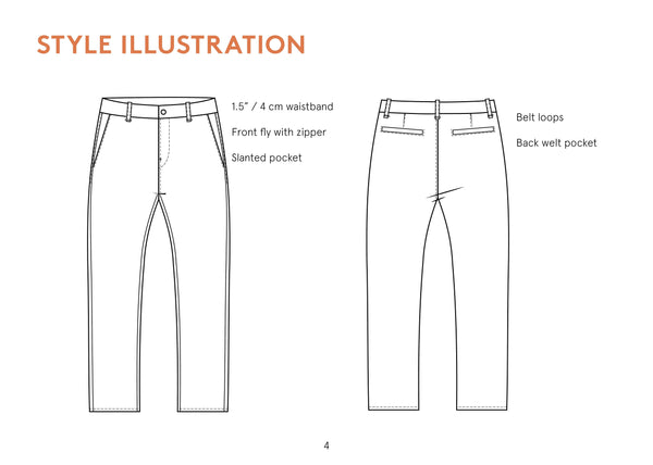 Chino Pants sewing pattern | Wardrobe By Me - We love sewing!