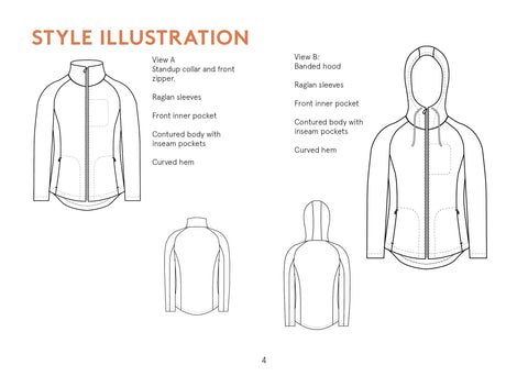 Fleece jacket sewing pattern