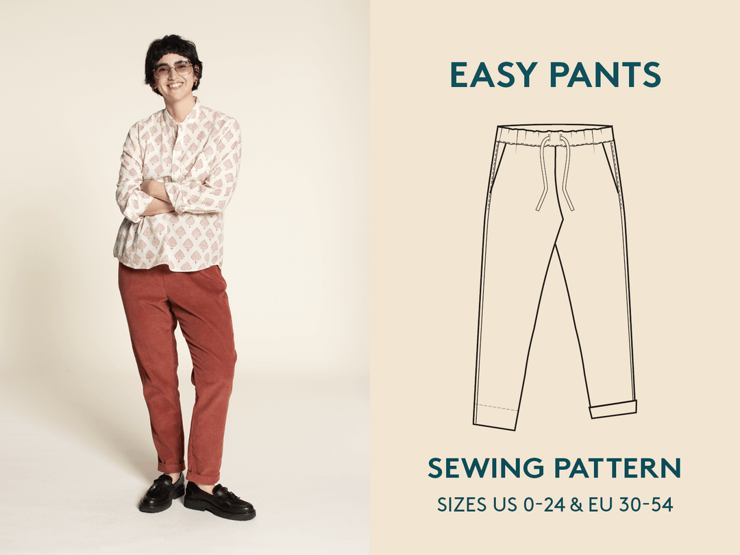 Pants With High Waist - Sewing Pattern #5155. Made-to-measure