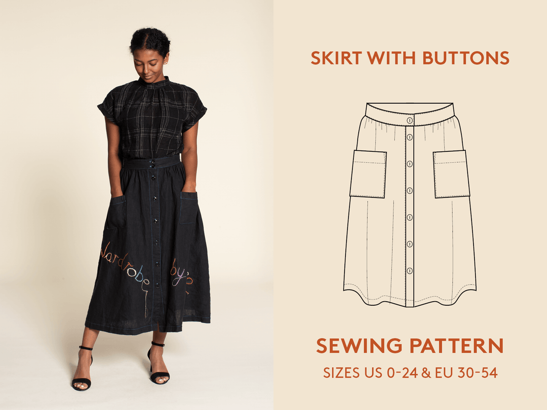 Wardrobe by Me Linea A-line Skirt - The Fold Line