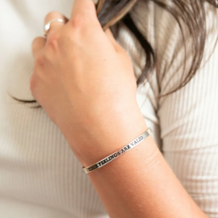 Your Feelings Are Valid - Affirm Cuff - Silver