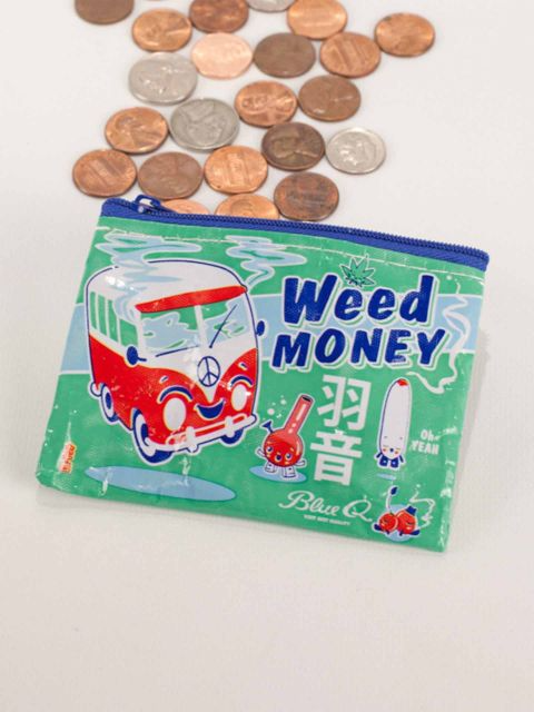 Weed Money - Zippered Coin Purse