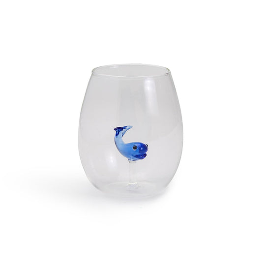 Excentricities :: Great White Shark Stemless Wine Glass