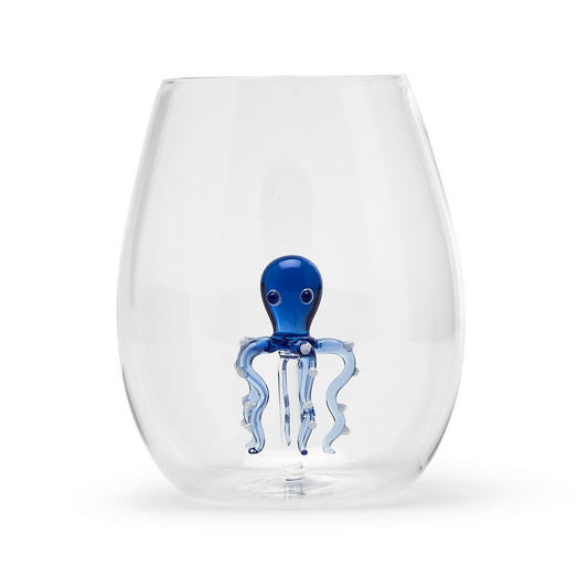 Tall Handblown Stemless Glass — AO Glass