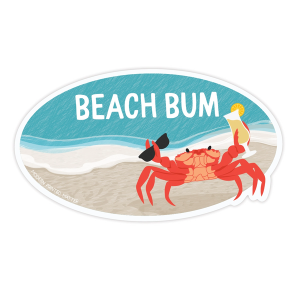 Beach Bum - Vinyl Decal Sticker