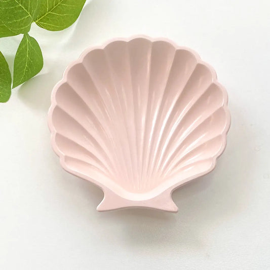 Seashell Dish - White - Coastal Inspired