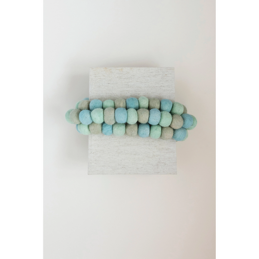 Bubble Glass Garland Blue/Green - Storied Home