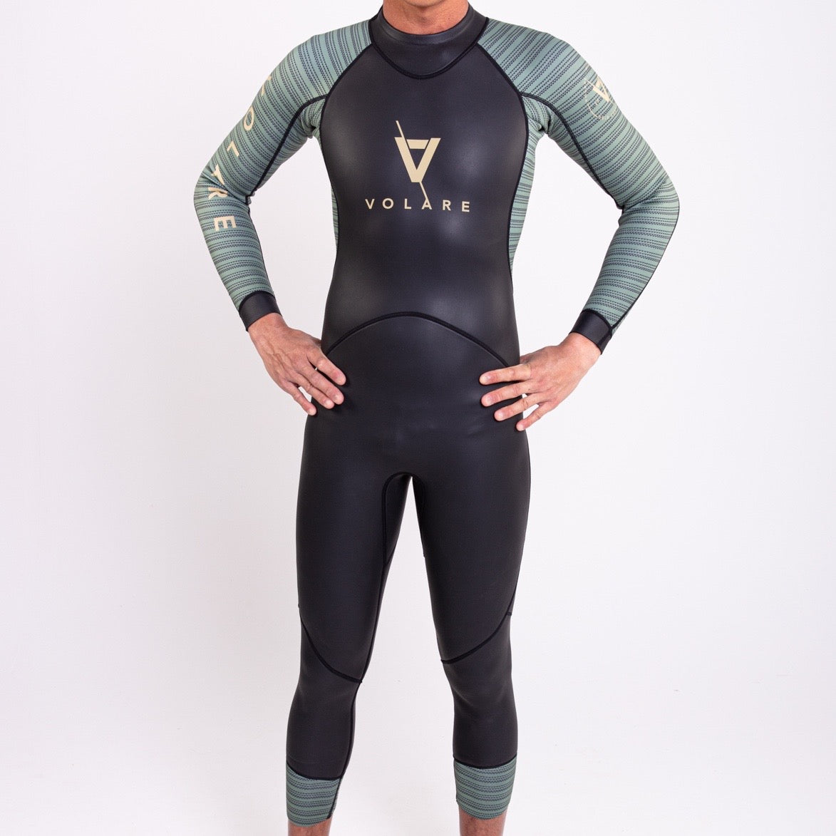 V1 Mens Triathlon Wetsuit Green Room – Volare Sports
