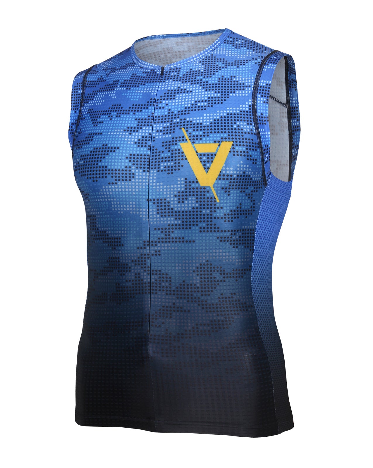 Download Volare Mens Camo Sleeveless Tri Top - Volare Sports