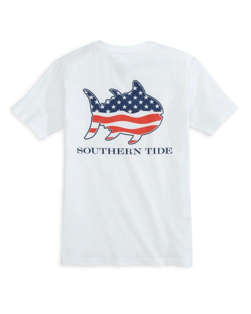 Southern Tide Youth Star Spangled Skipjack T-Shirt