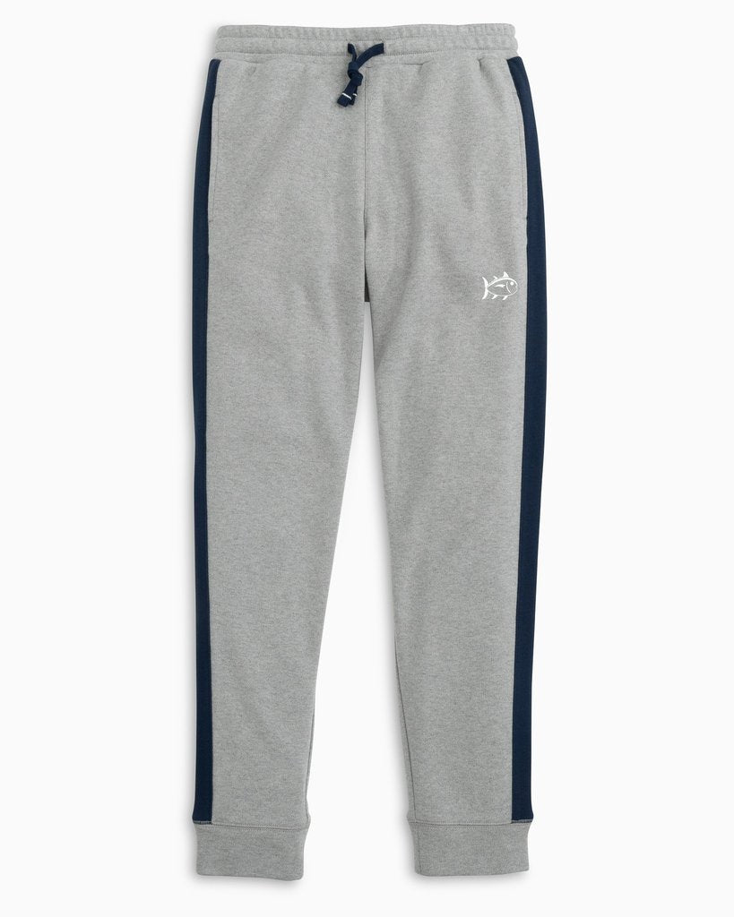 Southern Tide Youth Backrush Heather Jogger in Quarry