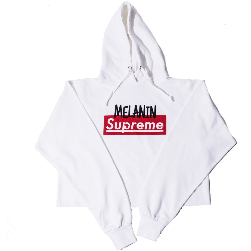 melanin crop hoodie