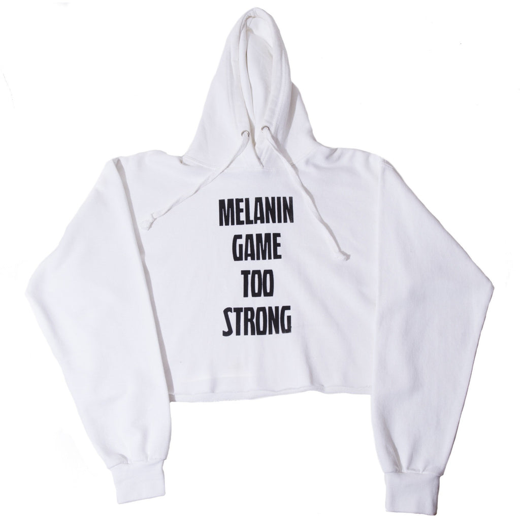 melanin crop hoodie