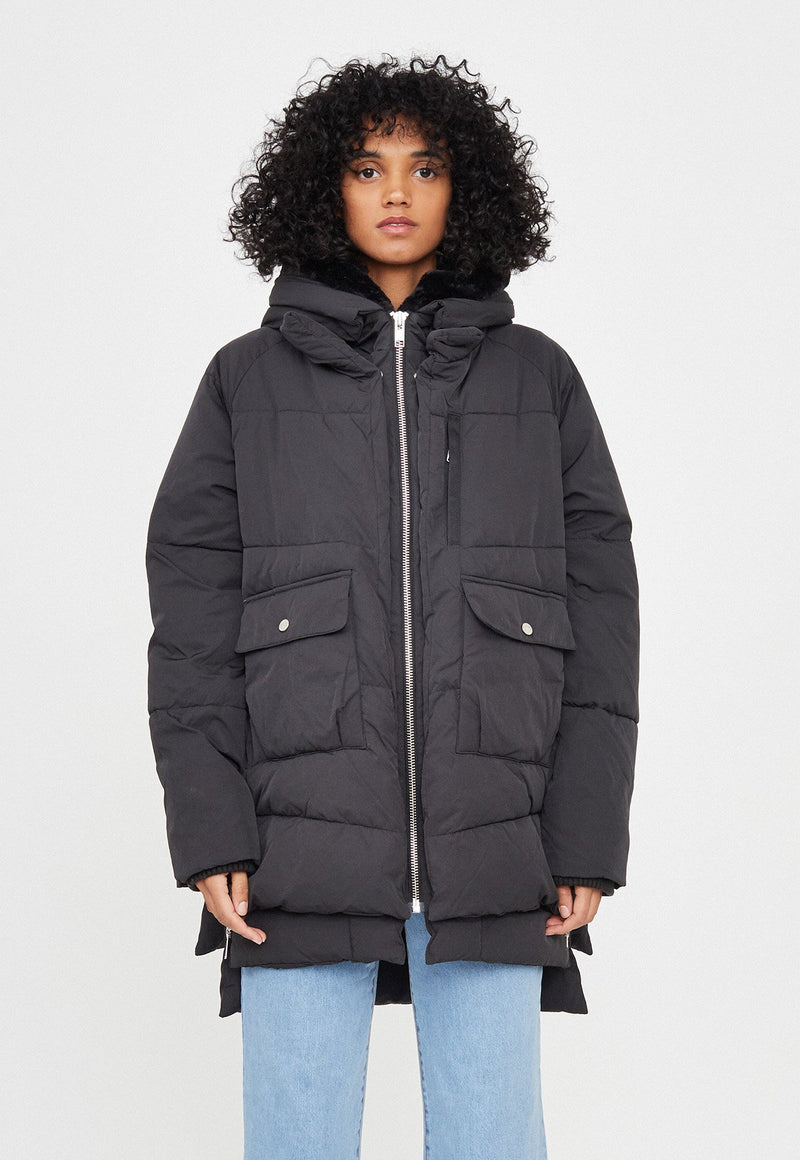 Lydon Faux Down Jacket Black – NOIS NEW YORK