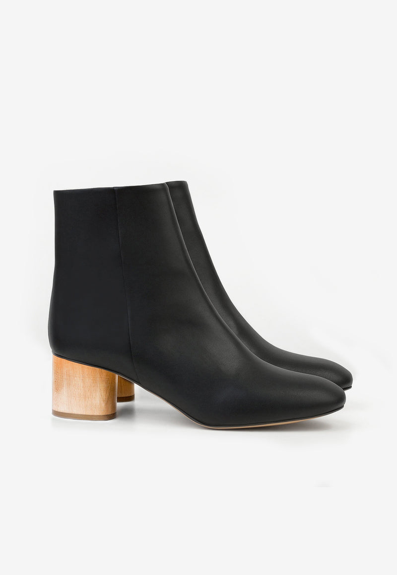 ankle boots no heel