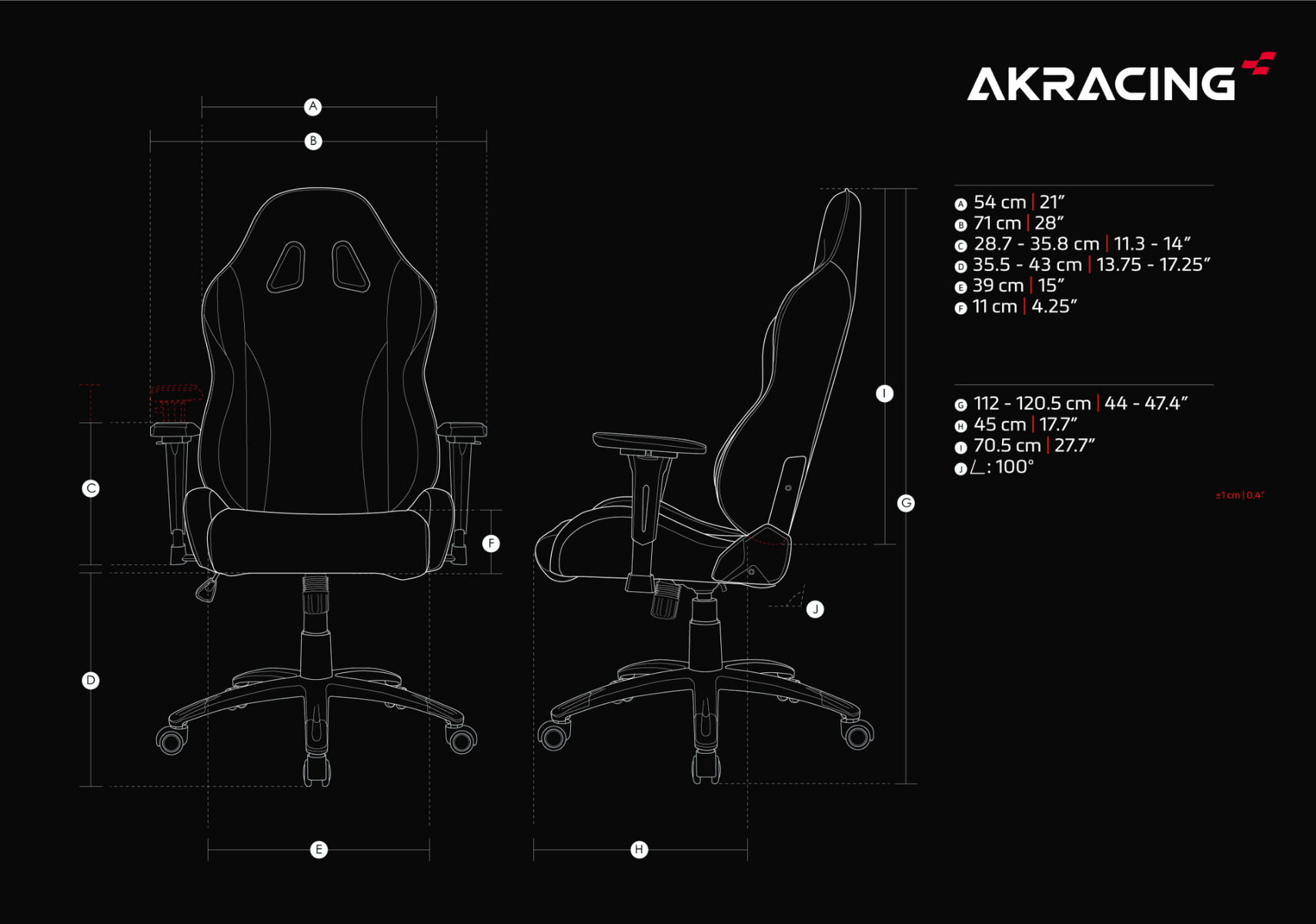 California Laguna Gaming Chair Specs