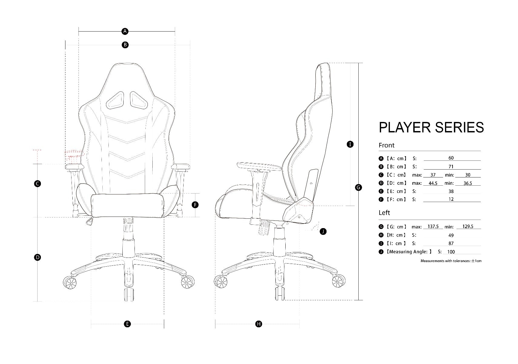 AKRACING PLAYER Gaming Chair Black White Buy Online NZ AKRACINGNZ