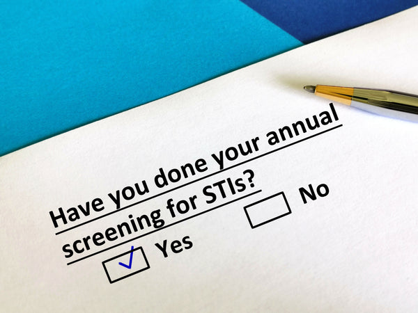 Have you done your annual screening for STDs? with check box for yes and no (yes is checked)